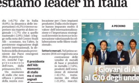 ConsulGroup e COPE nella delegazione AIB al G20YEA di Pechino