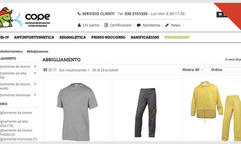 Shop Cope: nuovo abbigliamento da lavoro